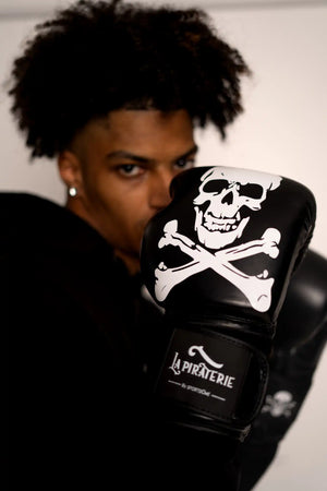 Gants de Boxe Black White - LA PIRATERIE