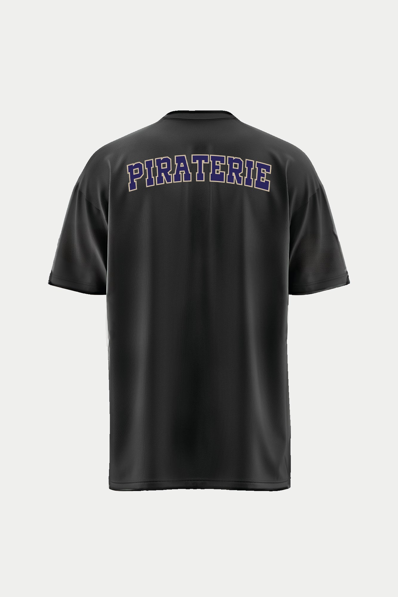 t-shirt school – blanc/noir
