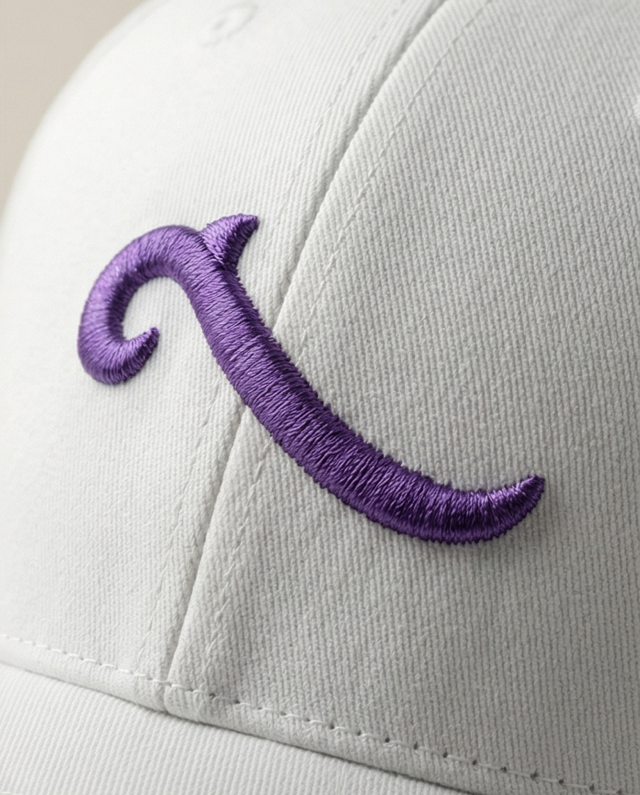 Casquette Noire Wave Blanche – vue produit 6