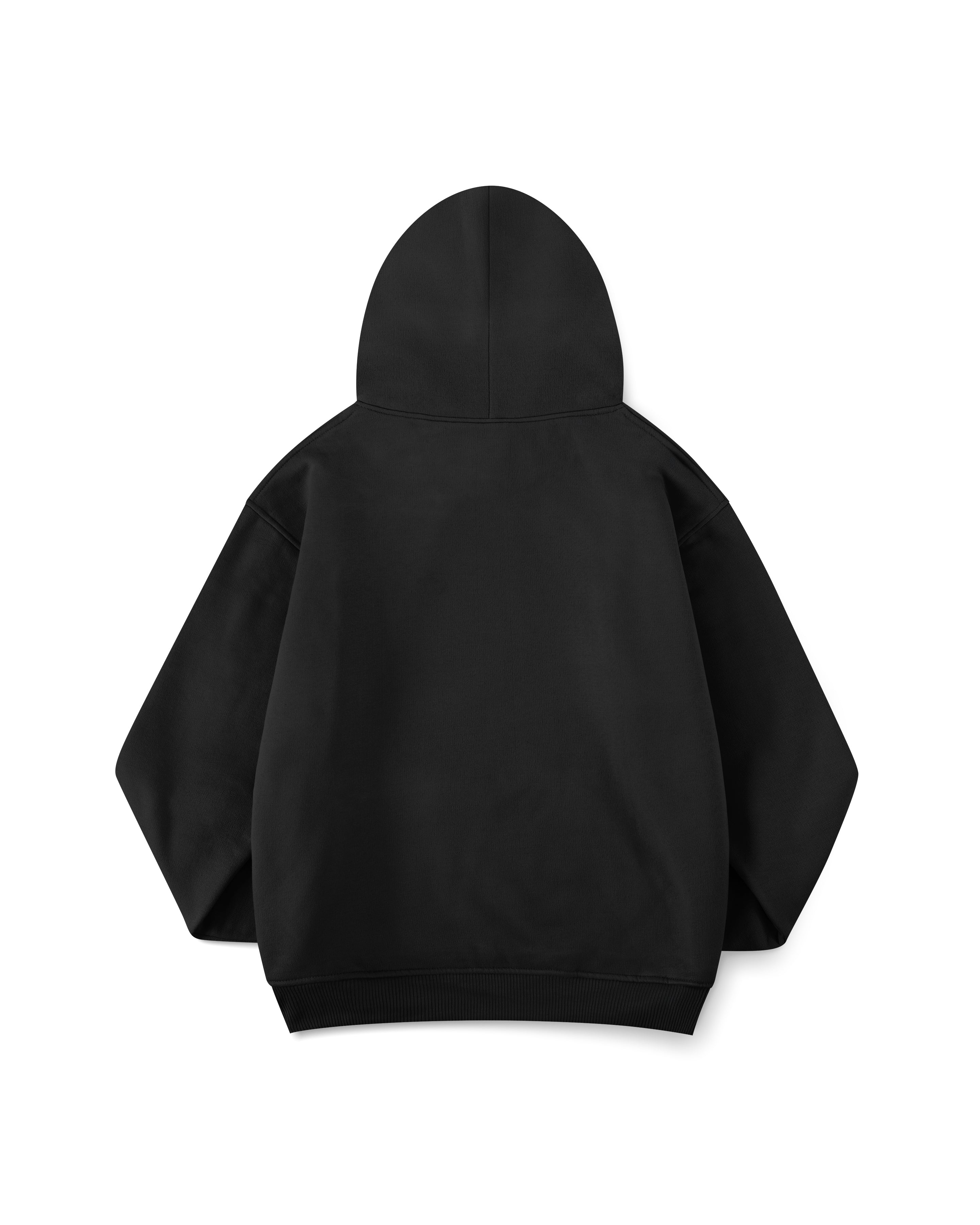 Hoodie La Piraterie - LPR Blanc Logo Texte Capuche