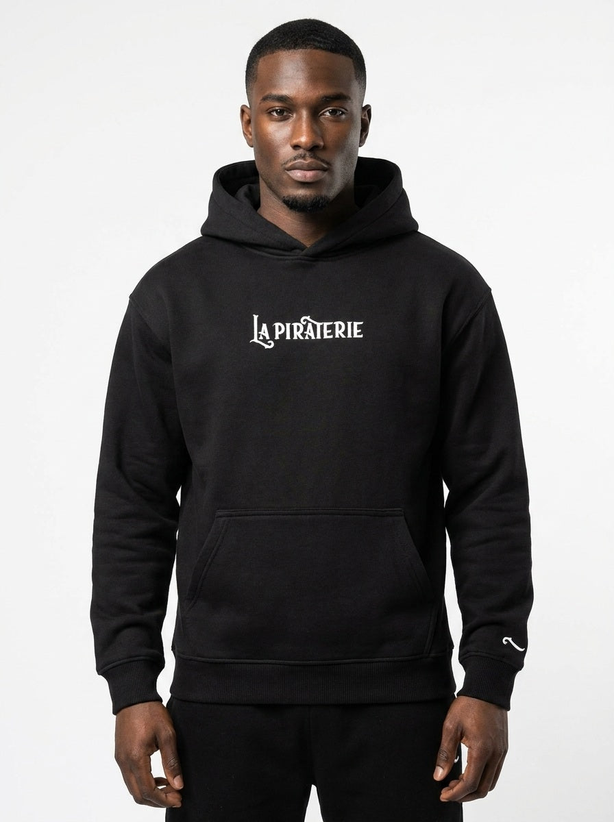 Hoodie La Piraterie - Classic White Logo Texte