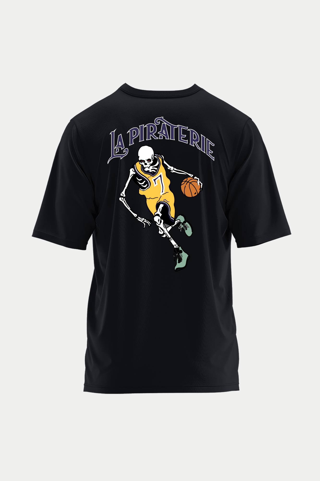 T-Shirt Skull-Ball Jaune