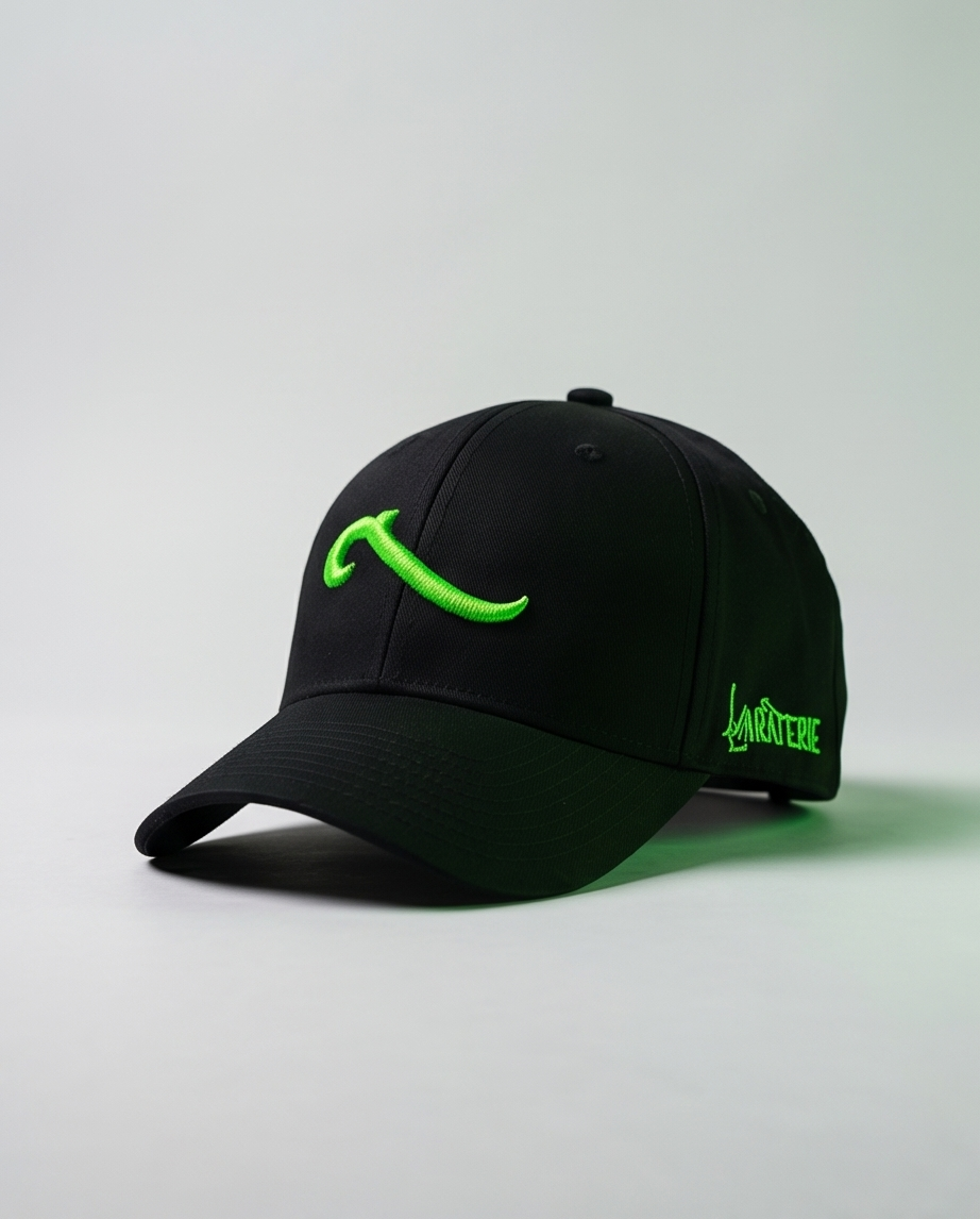 Casquette Vert Fluo Wave