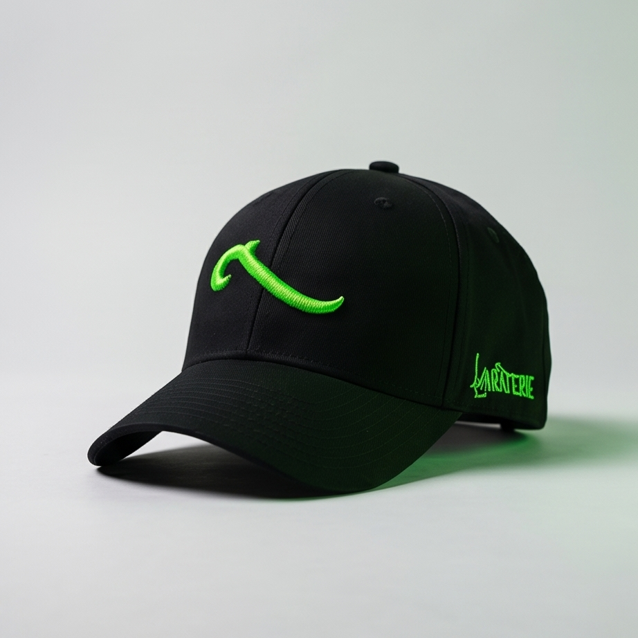 Casquette La Piraterie - Vert Fluo Wave