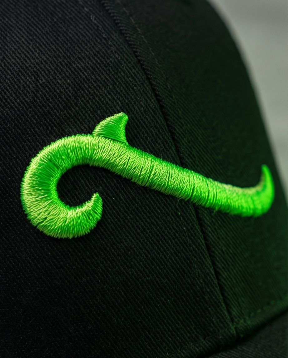 Casquette La Piraterie - Vert Fluo Wave