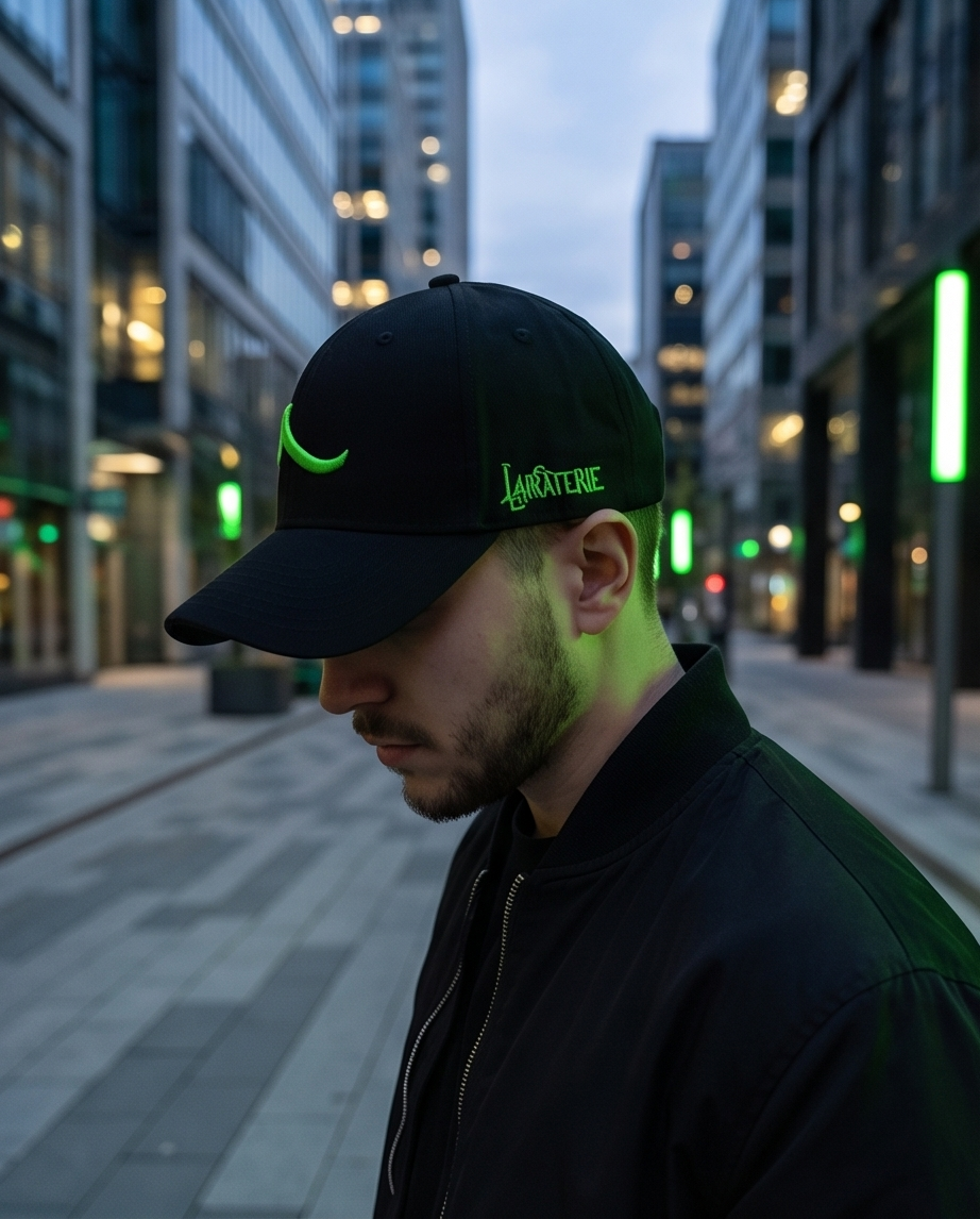 Casquette Vert Fluo Wave