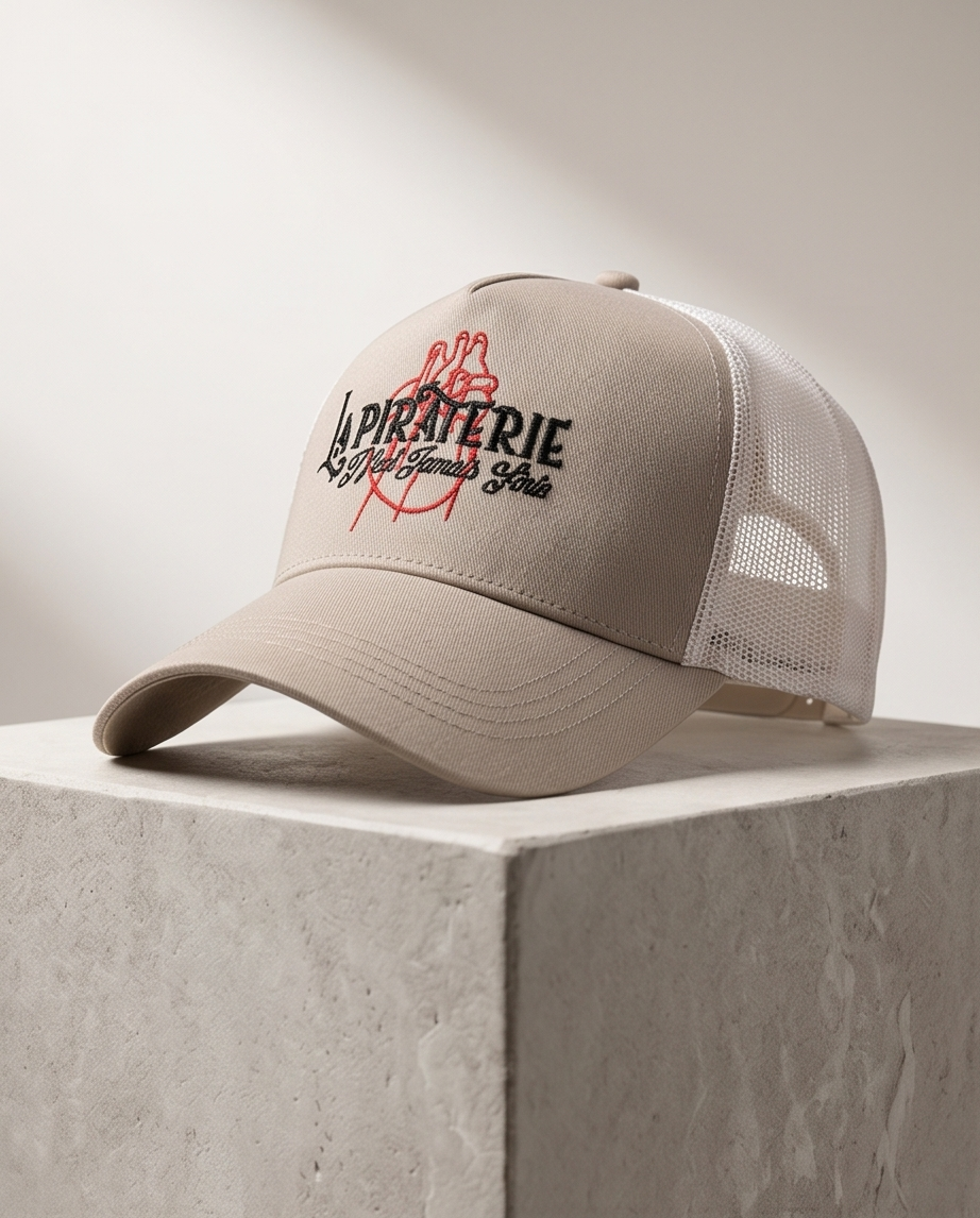 Casquette Trucker Coeur de Pirates Beige