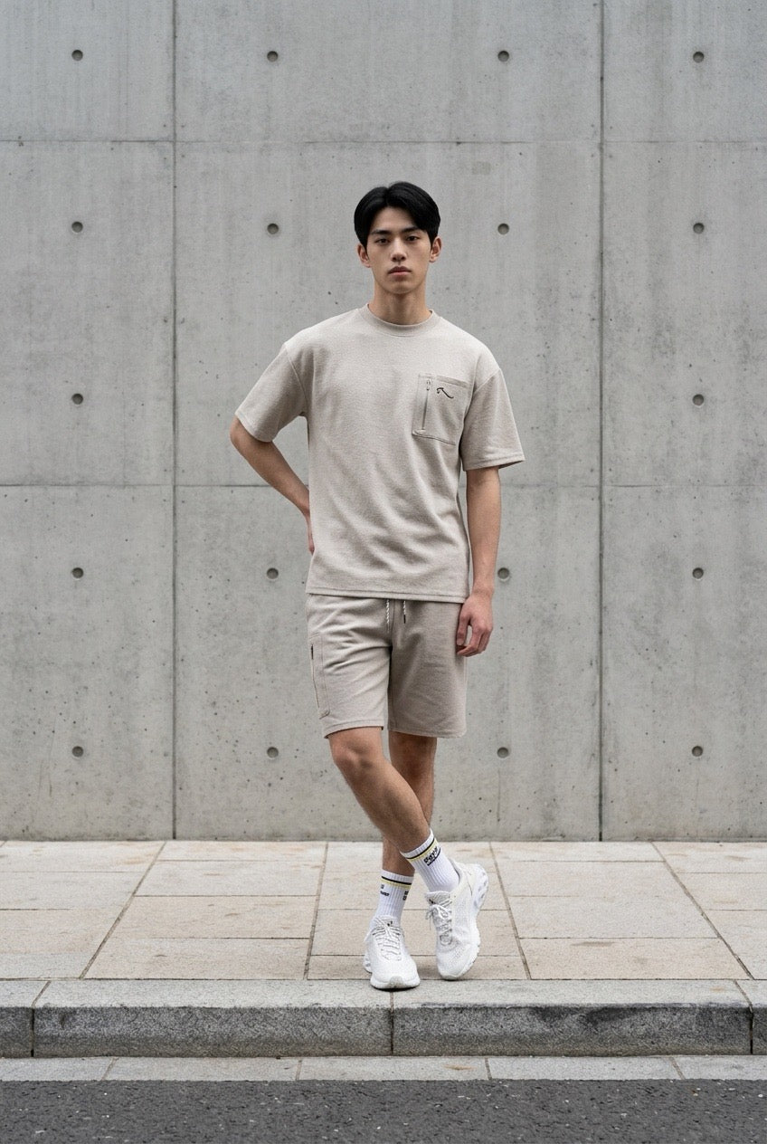 T-shirt Wave Beige
