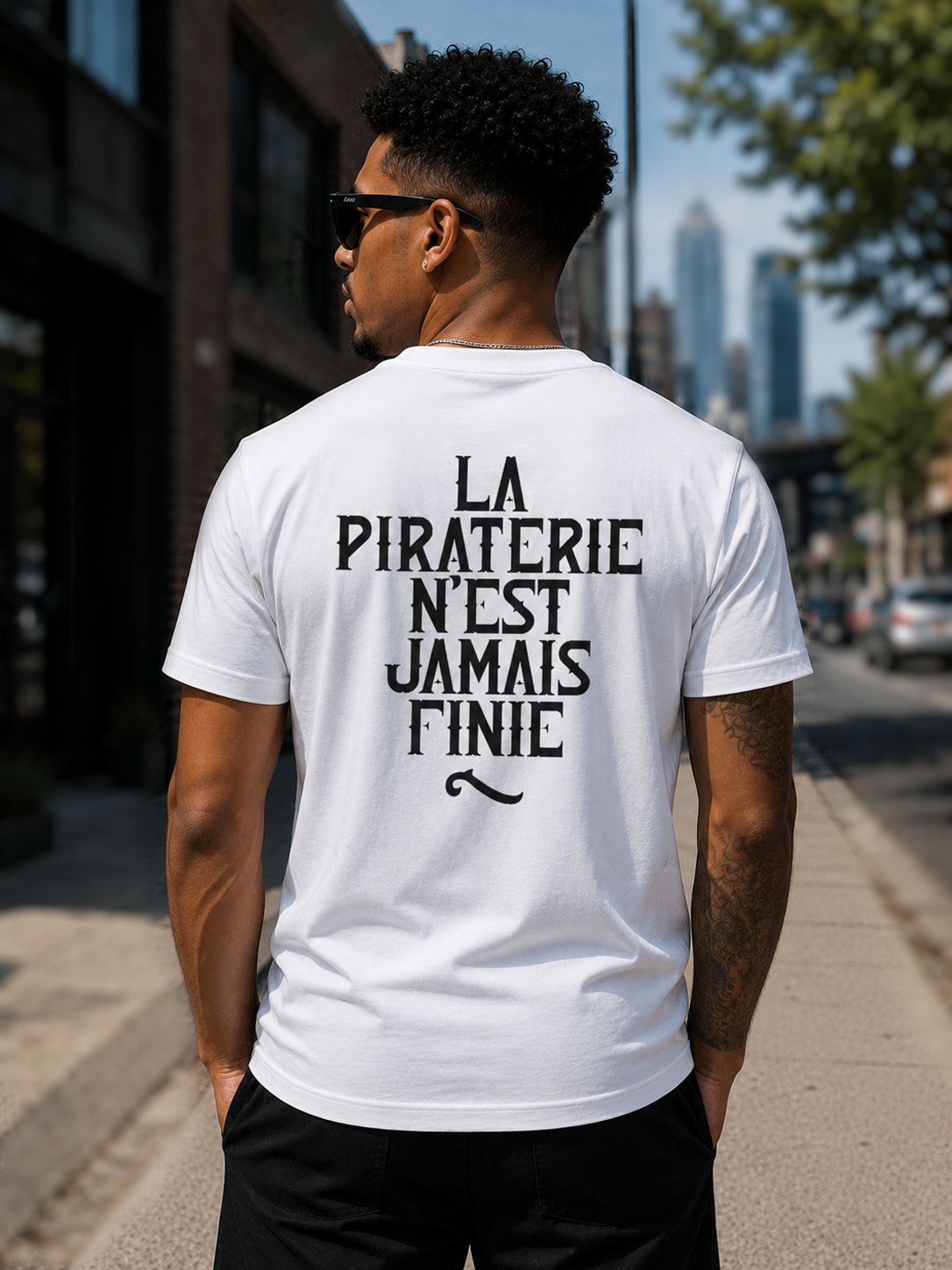 T-shirt La Piraterie - LPNJF Noir