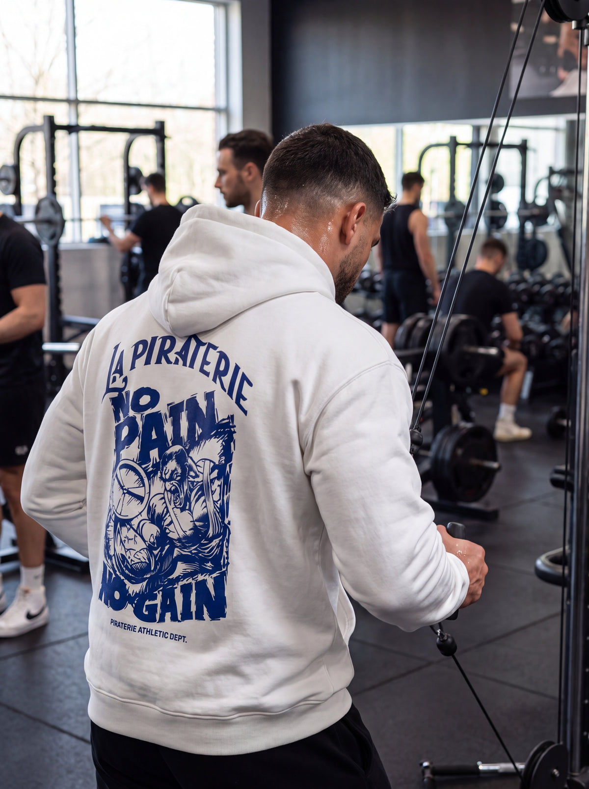 Hoodie NO PAIN NO GAIN – vue produit 3