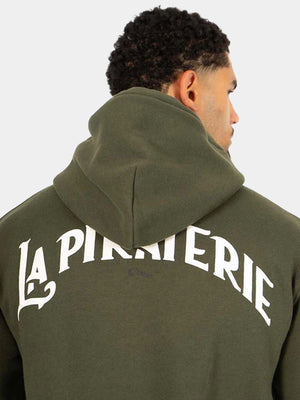 Hoodie Piraterie Officielle vert