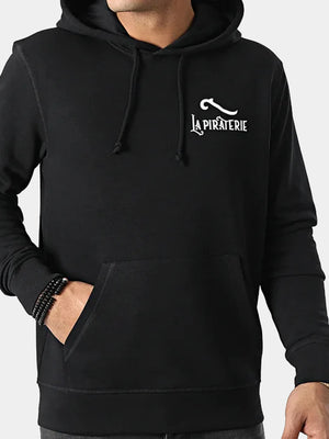 Hoodie LPNJF Classic La Piraterie – imprimé avant, capuche ajustable et poche kangourou, coton bio fabriqué en France