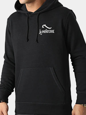 Hoodie LPNJF Classic La Piraterie – imprimé avant, capuche ajustable et poche kangourou, coton bio fabriqué en France