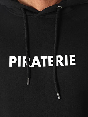 Hoodie Piraterie La Piraterie – sérigraphie poitrine, coupe droite avec capuche ajustable, confort durable au style urbain