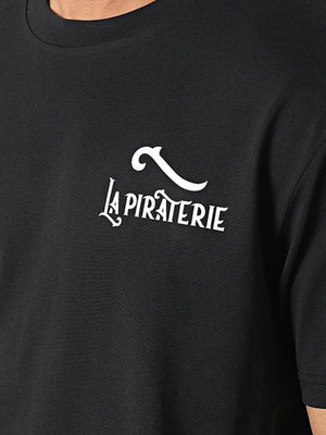 la piraterie t-shirt wave lpr noir logo