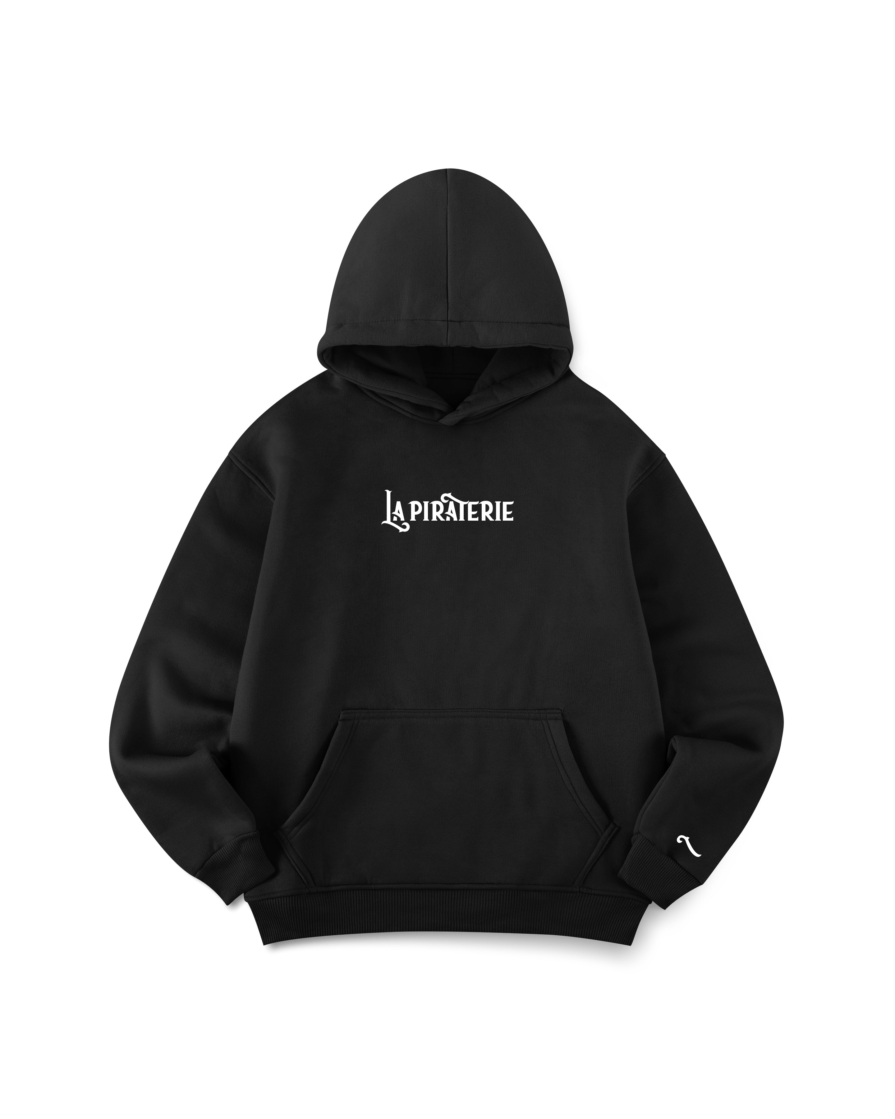 Hoodie La Piraterie - Classic White Logo Texte