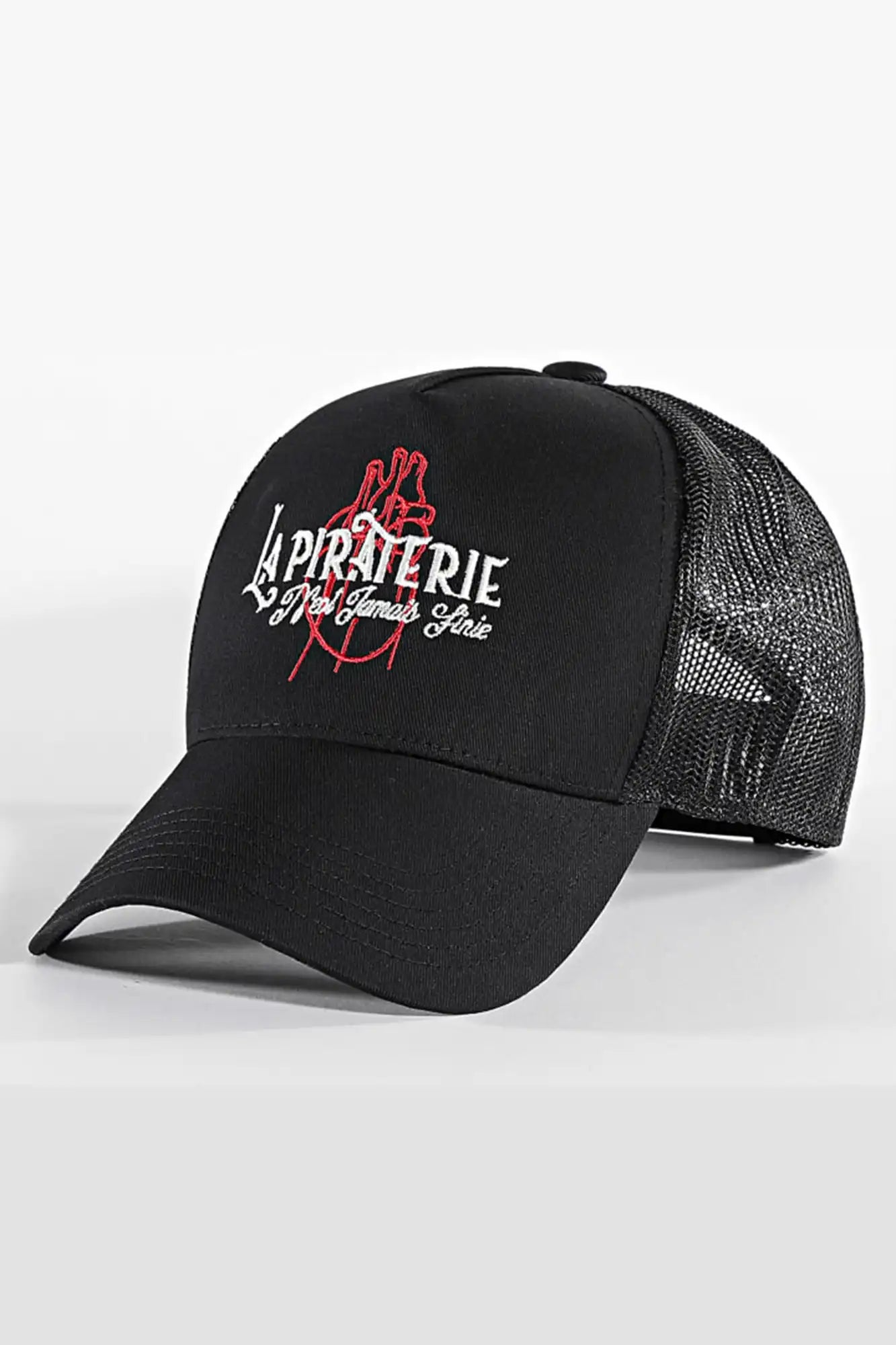 Casquette Trucker Coeur Noir