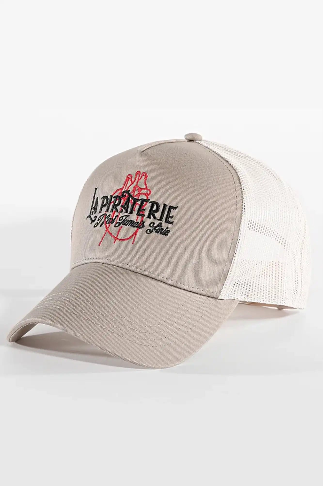 Casquette Trucker Coeur Beige