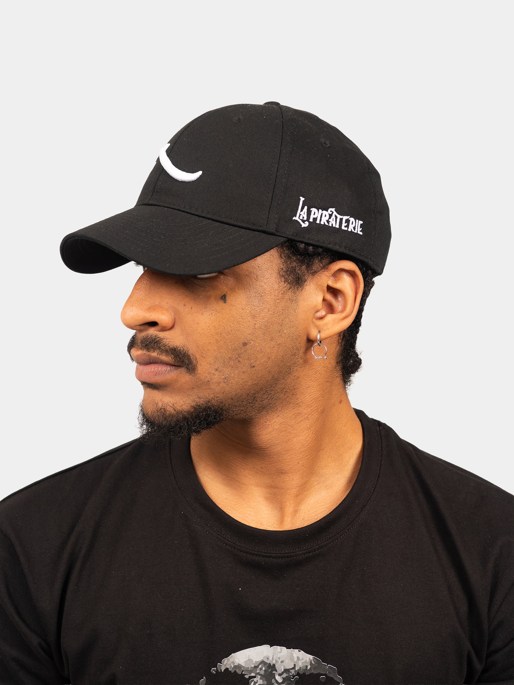 Casquette Baseball Unisexe Motif Drapeau Pirate - Boucle Réglable - Noir - 9