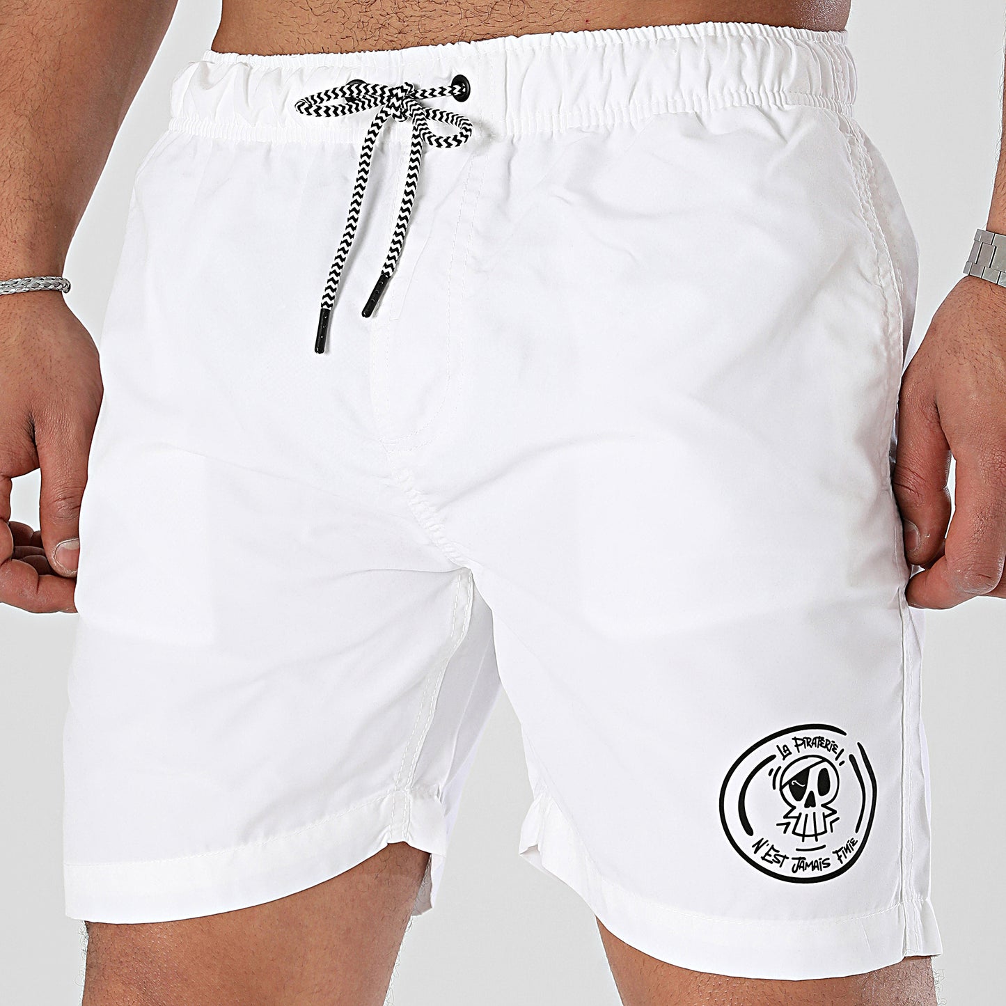 Short De Bain Blanc