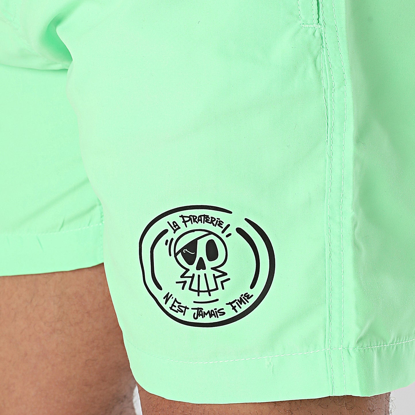 Short De Bain Vert Fluo