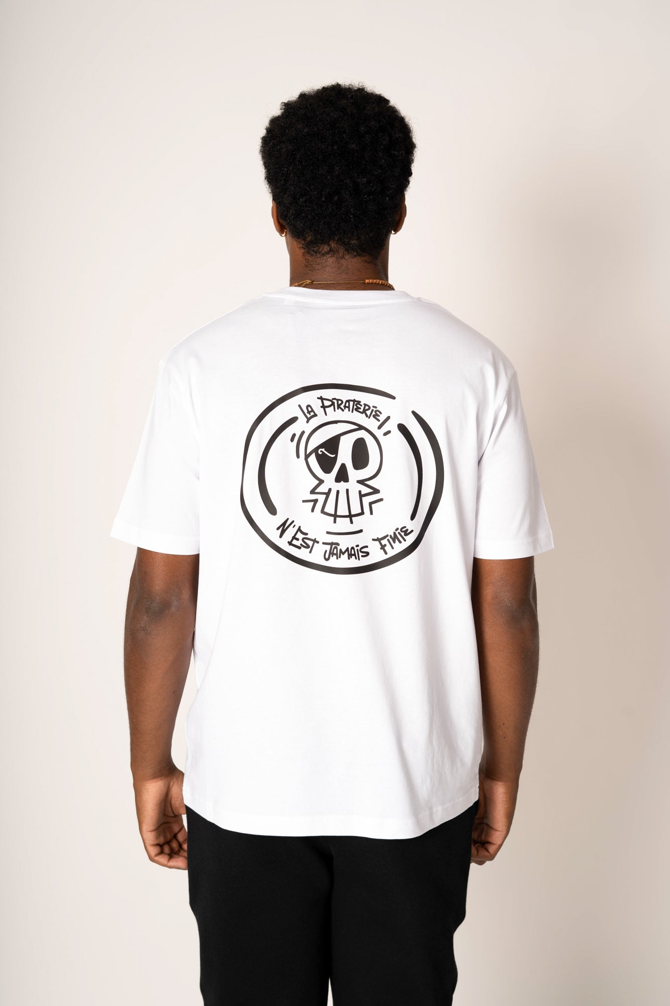 Tee shirt Blanc - LA PIRATERIE