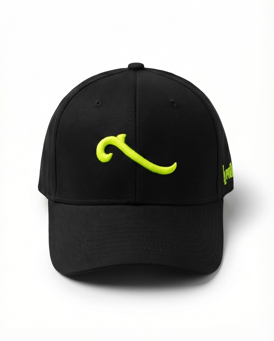 Casquette Jaune Fluo Wave