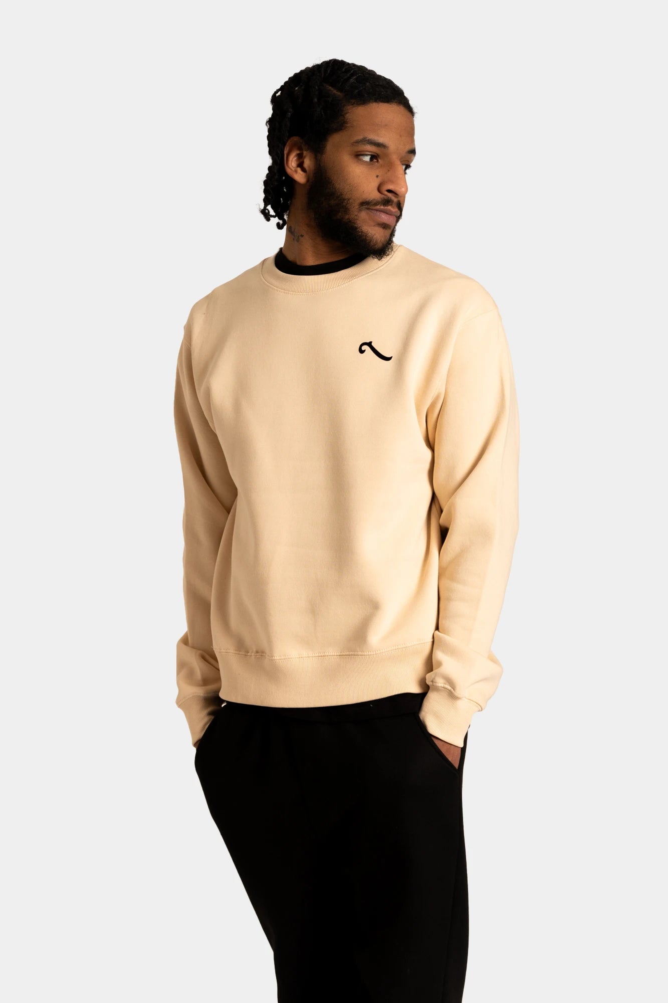 pull crewneck beige