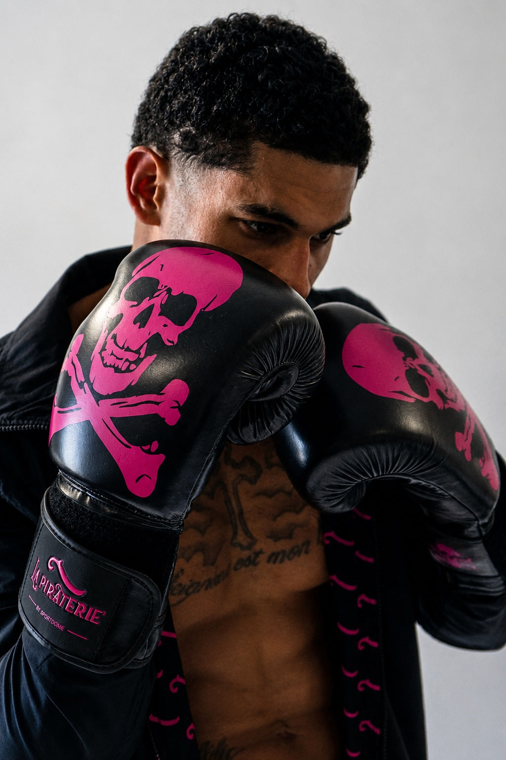 Gants de Boxe La Piraterie - Black Pink