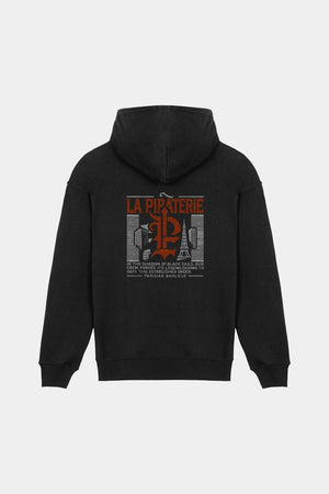 🖤 LP Hoodie Oversize Noir - LA PIRATERIE