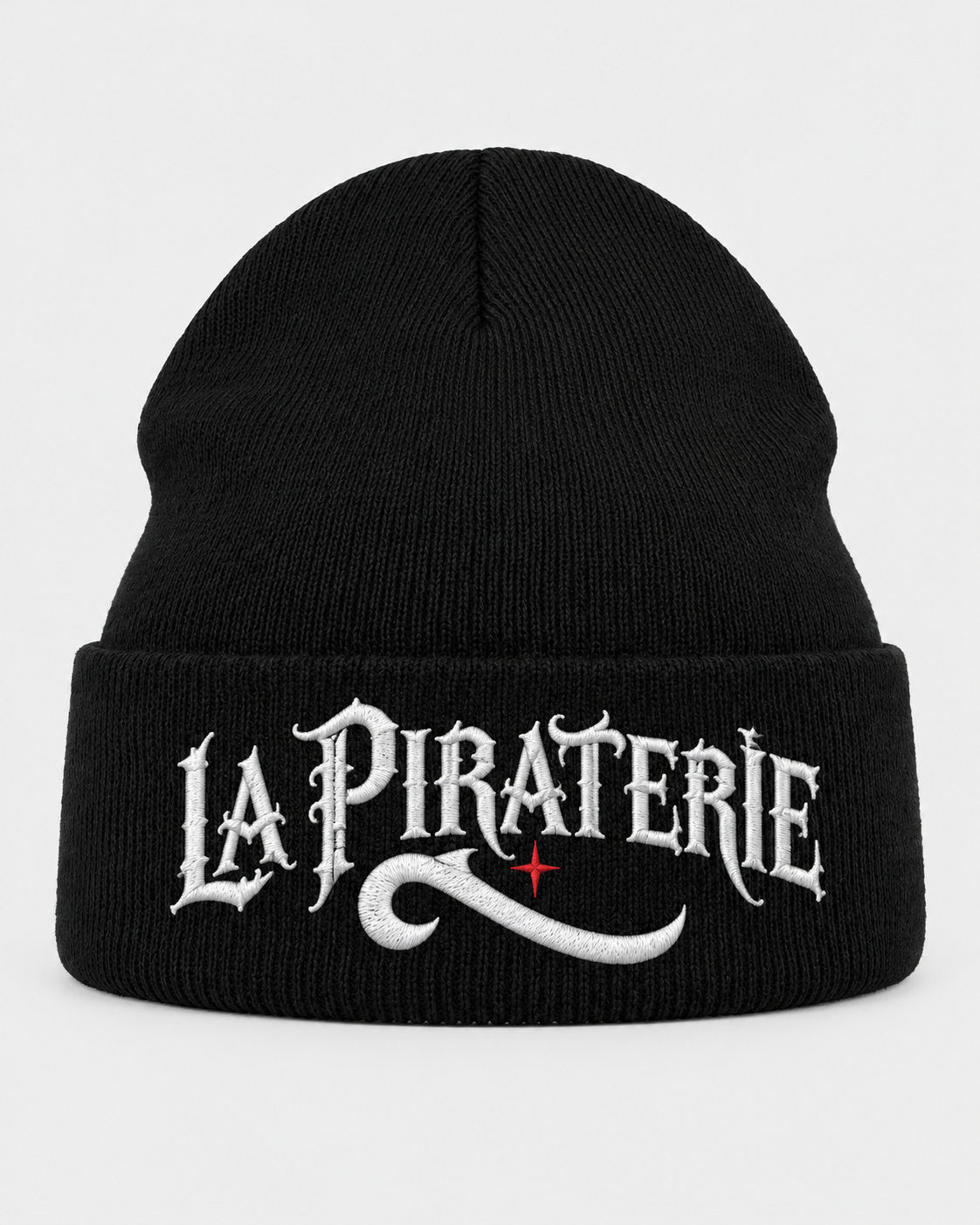 GOTHIC BEANIE LA PIRATERIE — BLACK