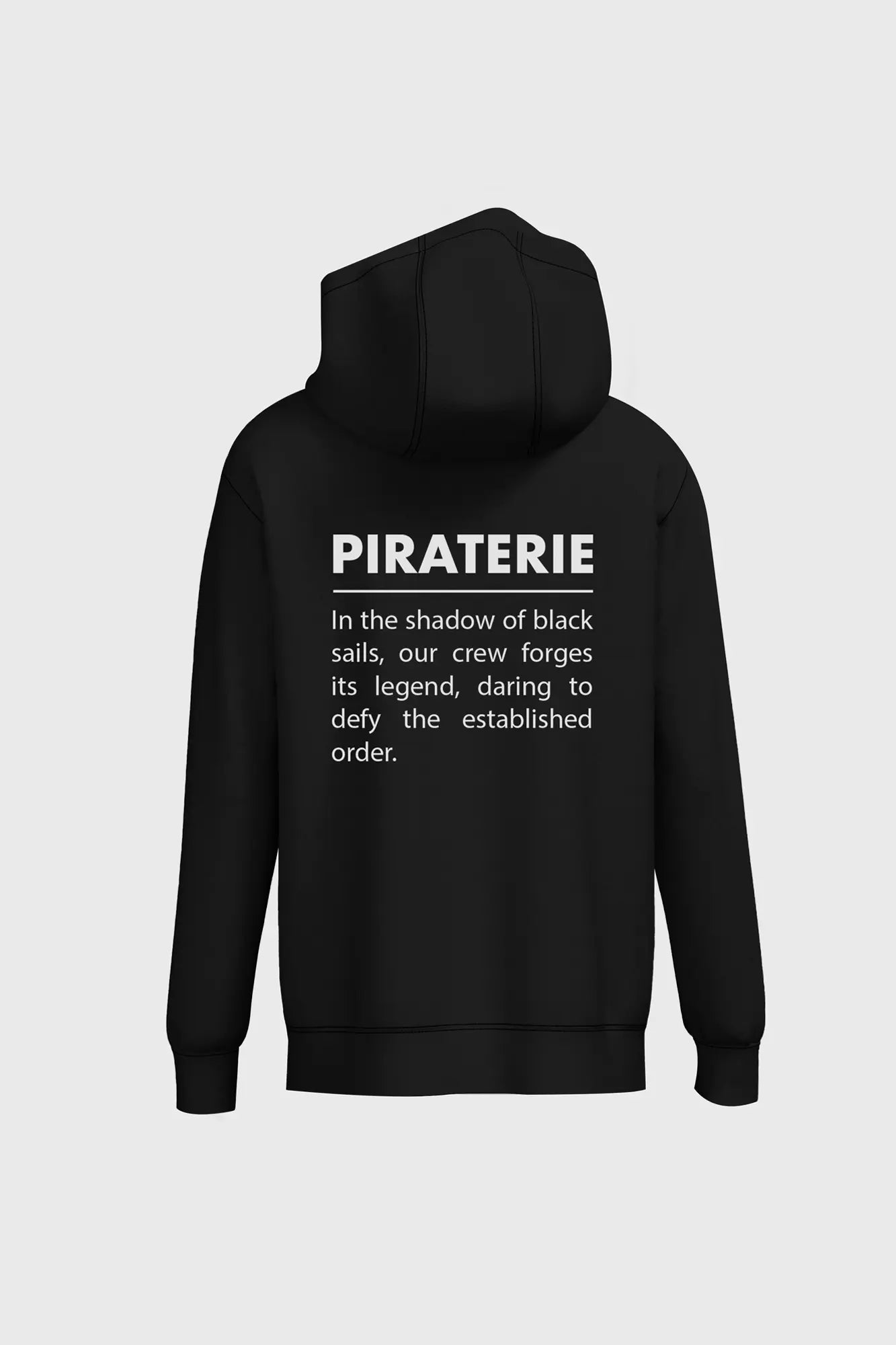 Hoodie sweat à capuche confortable, modèle Manifeste,de la piraterie parfait pour un look casual et affirmé booba koop prt