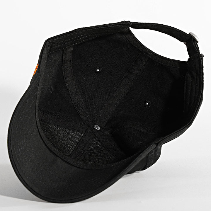 Casquette Noir Wave Orange