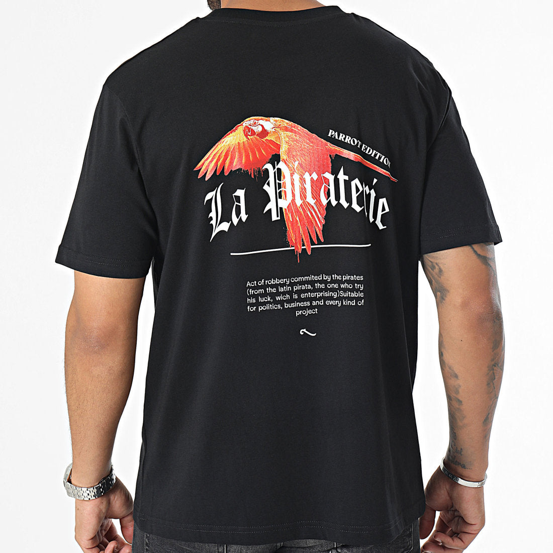 PIRATERIE PARROT BLACK TEE