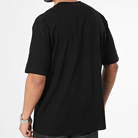 Tee Shirt Wave Oversize Noir - LA PIRATERIE