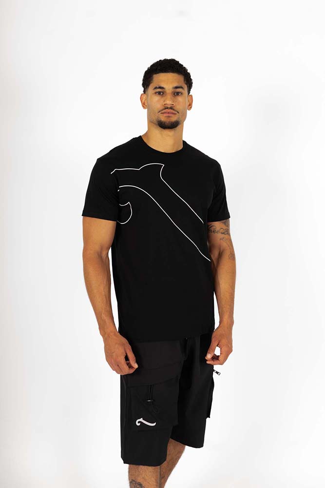 tee big wave noir