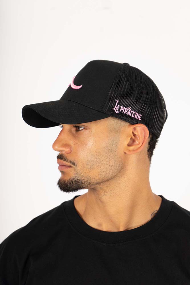 Trucker Noire Wave Rose