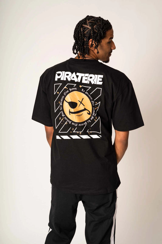 Tee Full Moon Oversize Noir