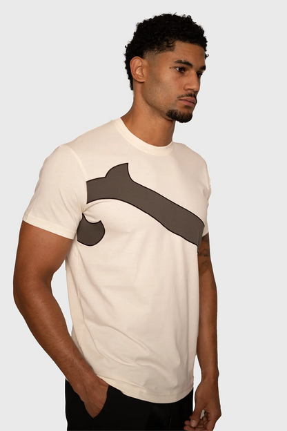 Tee Bicolor Beige